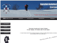 Tablet Screenshot of kanzlei-kaletsch.de